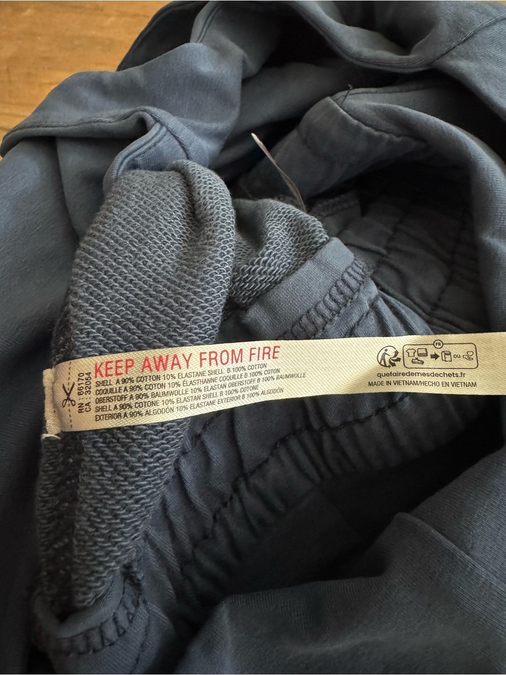 New Free people FP movement Navy Blue Jumpsuit with Drawstring Waist size XS - Picture 11 of 13